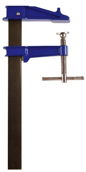 Schraubzwinge mit Quergriff aus Metall